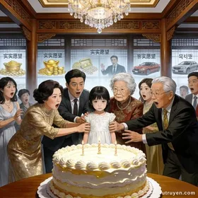 Bánh sinh nhật 100 cây nến của bà nội