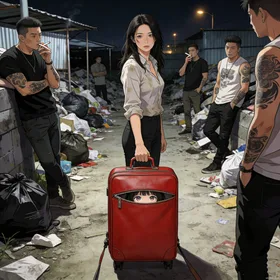 BÊN TRONG CHIẾC VALI MÀU ĐỎ