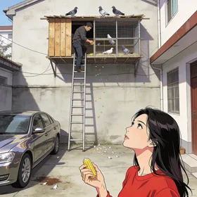 CHUỒNG BỒ CÂU BÊN TƯỜNG