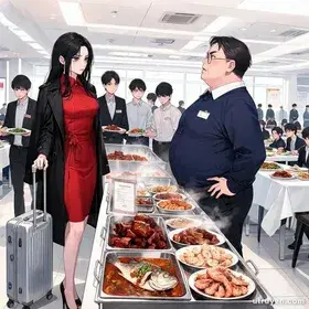 Cuộc tranh cãi ở quầy buffet trưa