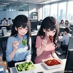 Đổi Cơm Trưa Với Đồng Nghiệp Nửa Năm, Không Ngờ Lại Vô Tình Thoát Ch e c