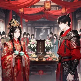 Khăn Đỏ Trùm Bài Vị
