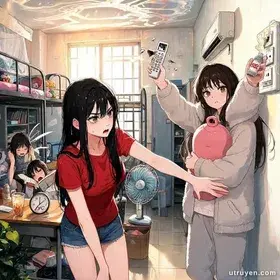 Trời nóng bốn mươi độ, bạn cùng phòng sống chết không cho tôi bật điều hòa