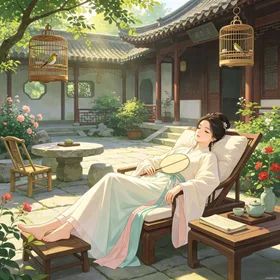 Xuyên Thành Tiểu Thiếp, Ta Chỉ Muốn Nghỉ Hưu